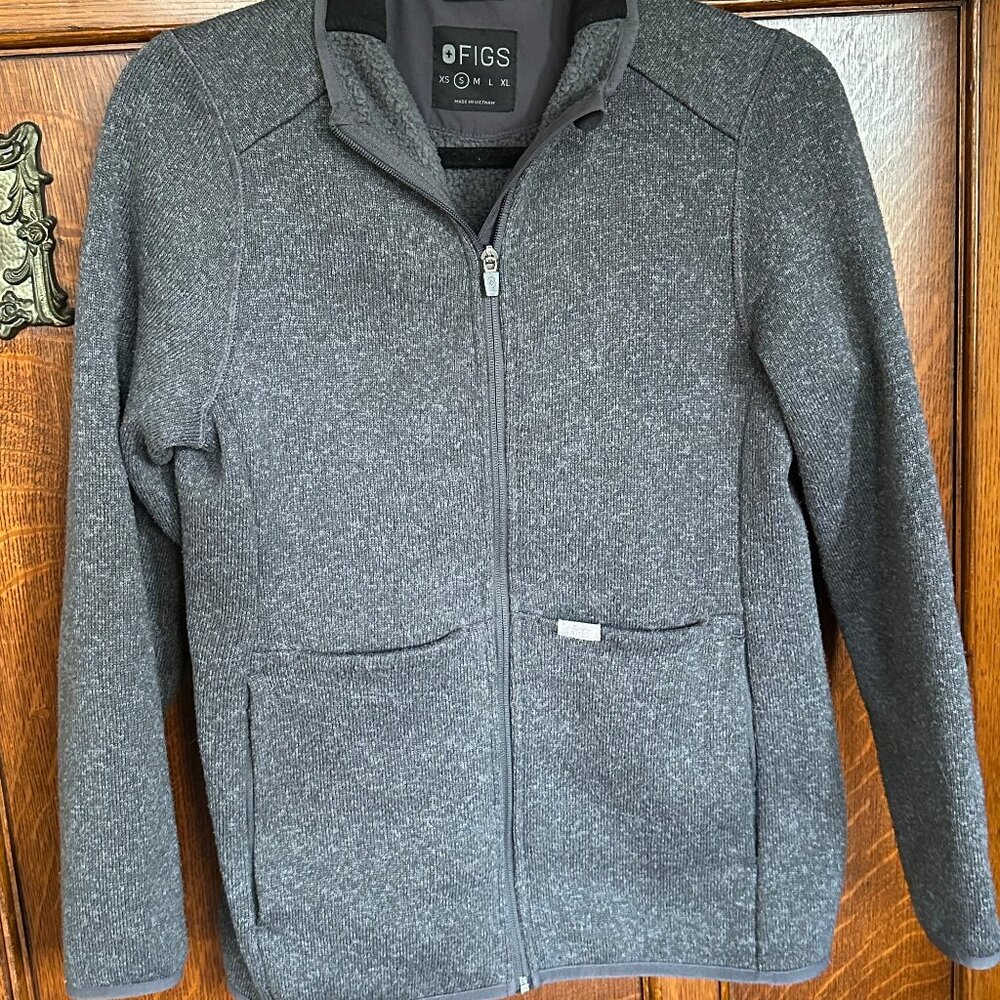 FIGS On-Shift Sweater Knit Jacket Size Small